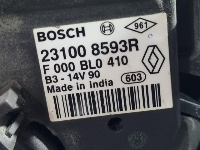 bontott RENAULT CAPTUR Generátor