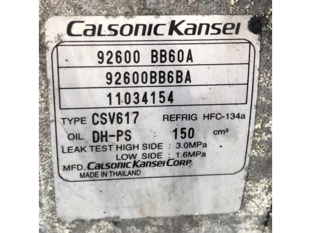 bontott RENAULT CAPTUR Klímakompresszor