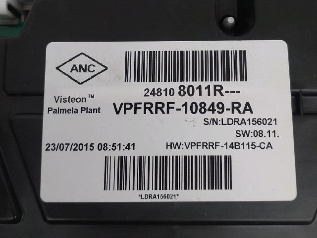 bontott RENAULT CAPTUR Kilométeróra