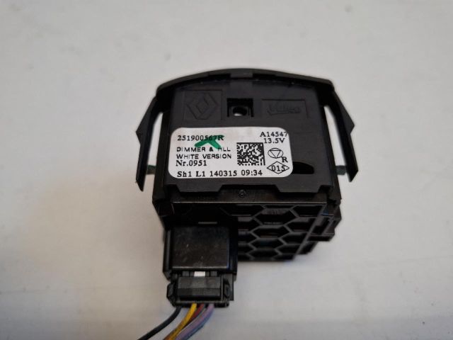 bontott RENAULT CAPTUR Fényszórómagasság Állító Kapcsoló