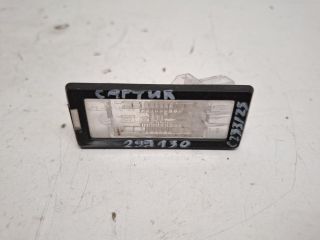 bontott RENAULT CAPTUR Hátsó Rendszámtábla Világítás