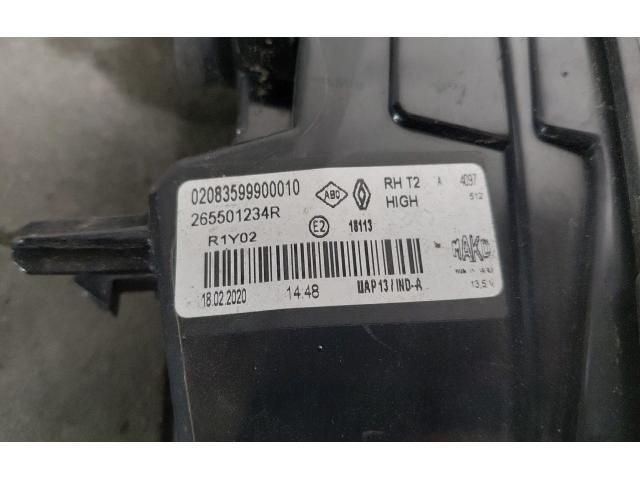 bontott RENAULT CAPTUR II Jobb Belső Hátsó Lámpa