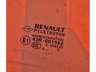 bontott RENAULT CAPTUR Jobb első Ablak