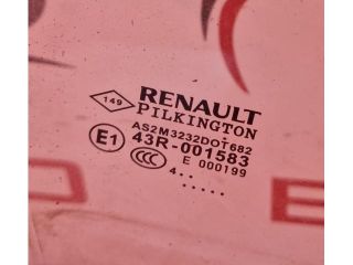 bontott RENAULT CAPTUR Jobb hátsó Ablak