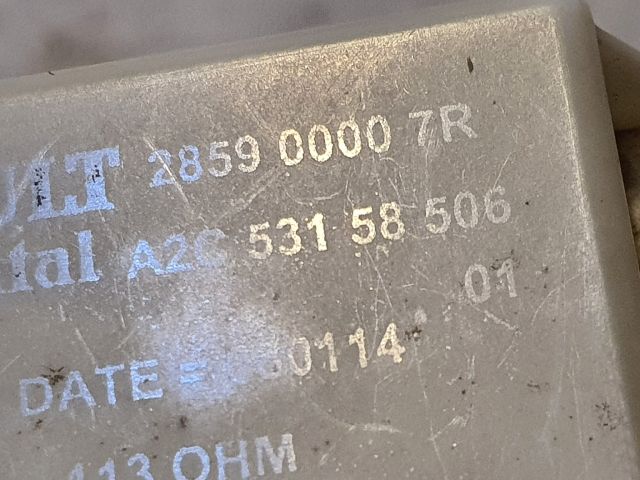 bontott RENAULT CAPTUR Kulcs Nélküli Nyitás Jeladó