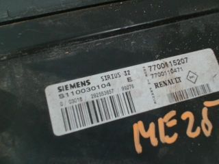 bontott RENAULT CLIO II Motorvezérlő