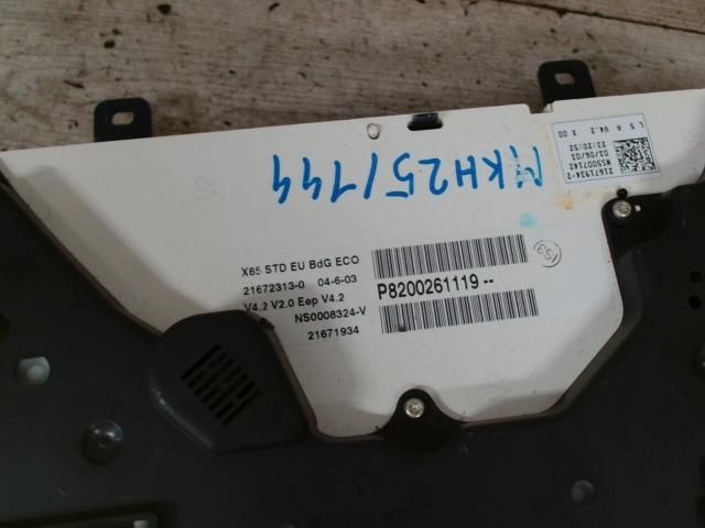 bontott RENAULT CLIO II Kilométeróra