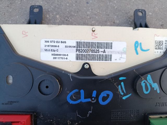 bontott RENAULT CLIO II Kilométeróra