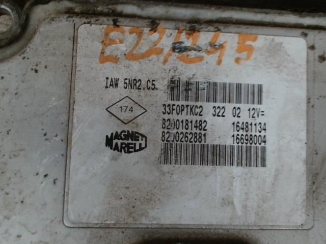 bontott RENAULT CLIO II Motorvezérlő