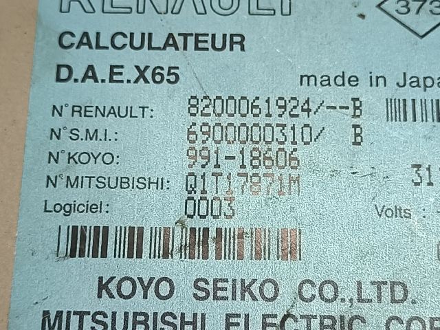 bontott RENAULT CLIO II Szervó Szivattyú Elektronika