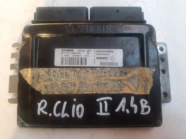 bontott RENAULT CLIO II Motorvezérlő