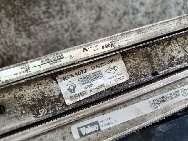 bontott RENAULT CLIO II Hűtő Ventilátor(ok), Radiátor(ok) Szett