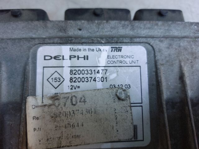 bontott RENAULT CLIO II Motorvezérlő