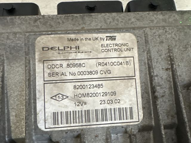 bontott RENAULT CLIO II Motorvezérlő