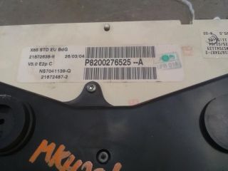 bontott RENAULT CLIO II Kilométeróra