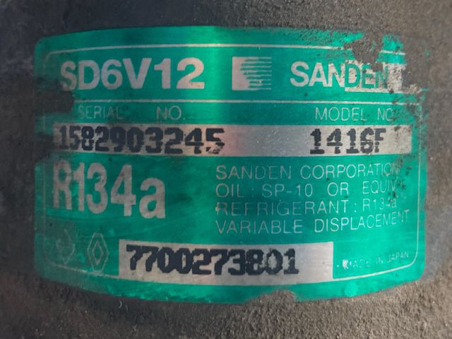 bontott RENAULT CLIO II Klímakompresszor