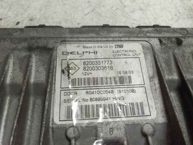 bontott RENAULT CLIO II Motorvezérlő