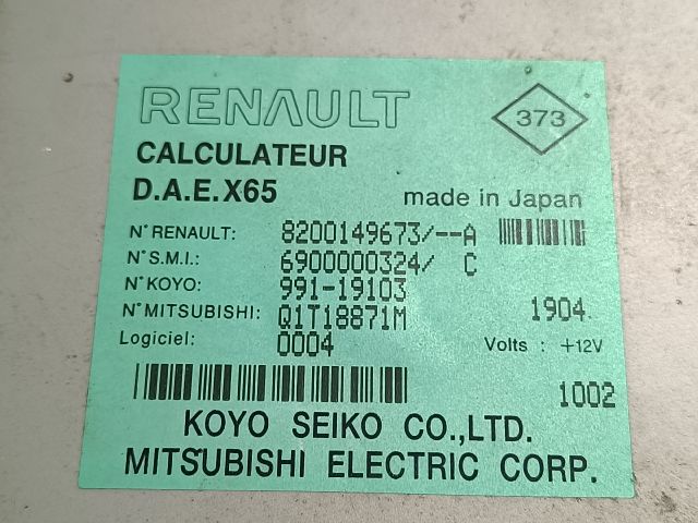 bontott RENAULT CLIO II Szervó Szivattyú Elektronika