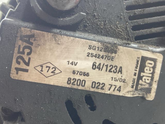 bontott RENAULT CLIO II Generátor