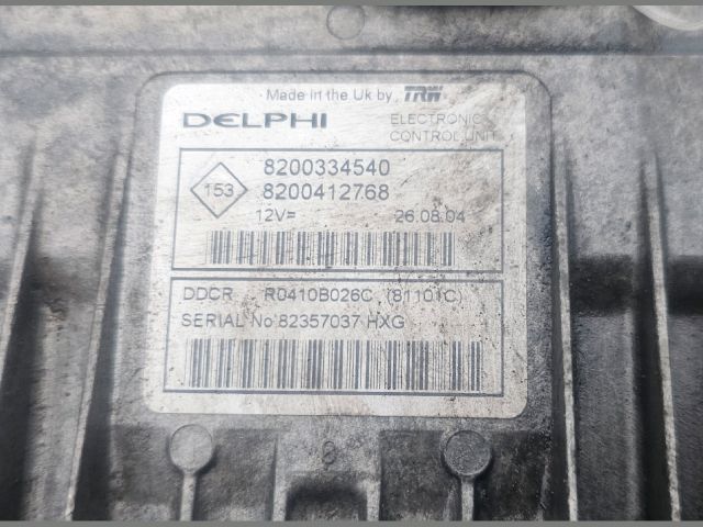 bontott RENAULT CLIO II Motorvezérlő