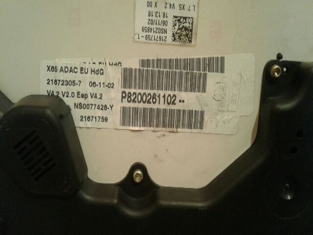 bontott RENAULT CLIO II Kilométeróra