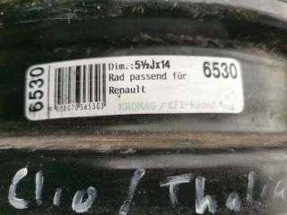 bontott RENAULT CLIO II Acélfelni (1 db)