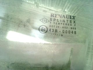 bontott RENAULT CLIO II Bal első Ablak