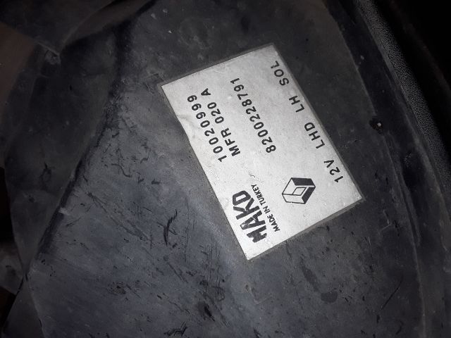 bontott RENAULT CLIO II Bal Fényszóró