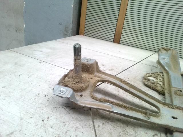 bontott RENAULT CLIO II Bal hátsó Ablakemelő Szerkezet (Mechanikus)