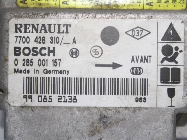 bontott RENAULT CLIO II Első Középső Ütközés Érzékelő (Homlokfalon)