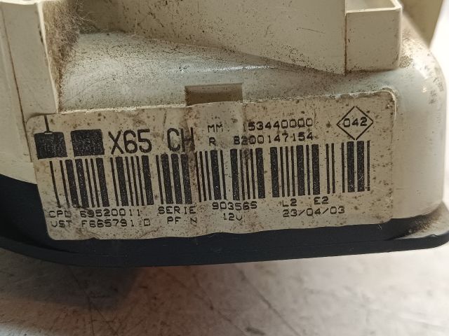 bontott RENAULT CLIO II Fűtéskapcsoló (Nem klímás)