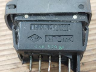 bontott RENAULT CLIO II Jobb első Ablakemelő Kapcsoló