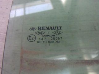 bontott RENAULT CLIO II Jobb hátsó Ablak