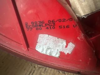 bontott RENAULT CLIO II Jobb Hátsó Lámpa