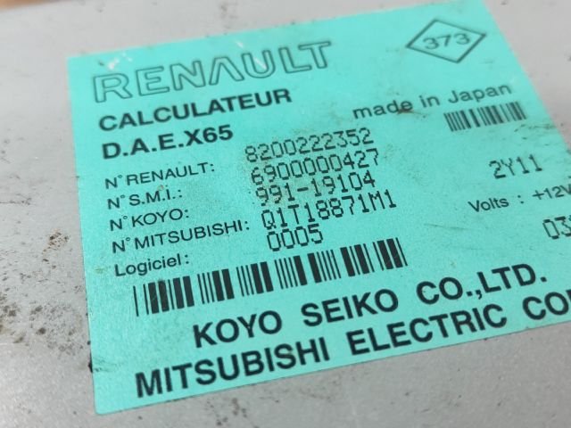 bontott RENAULT CLIO II Kormányoszlop Vezérlő