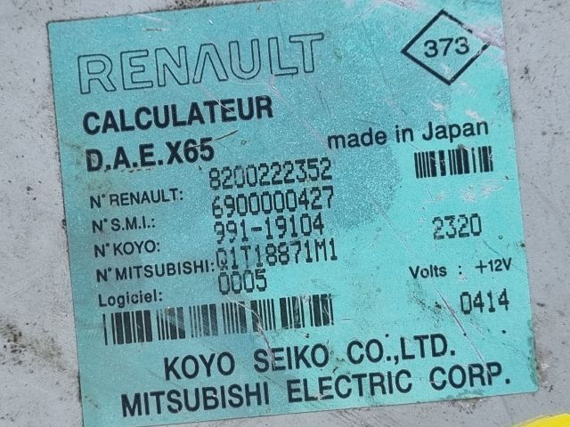 bontott RENAULT CLIO II Kormányoszlop Vezérlő