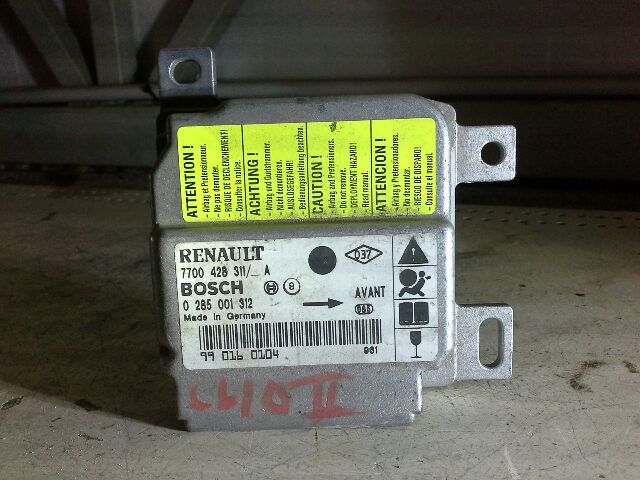 bontott RENAULT CLIO II Légzsák Elektronika