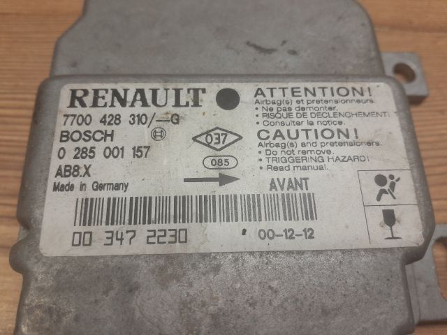 bontott RENAULT CLIO II Légzsák Elektronika