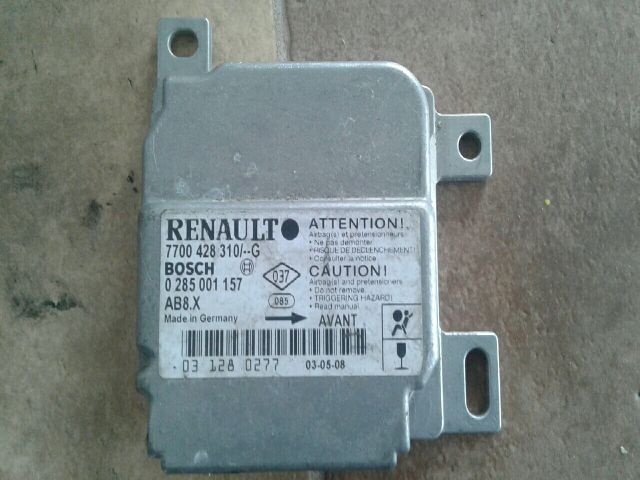 bontott RENAULT CLIO II Légzsák Elektronika