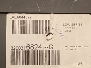 bontott RENAULT CLIO III Kilométeróra