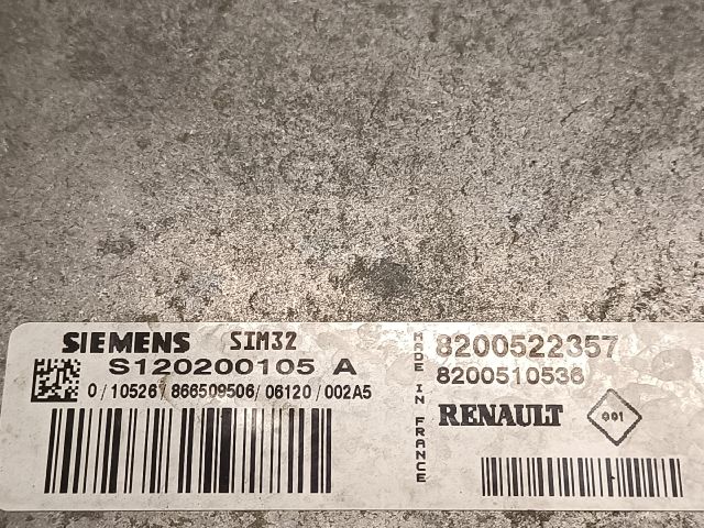 bontott RENAULT CLIO III Motorvezérlő