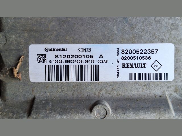 bontott RENAULT CLIO III Motorvezérlő