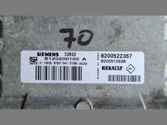 bontott RENAULT CLIO III Motorvezérlő