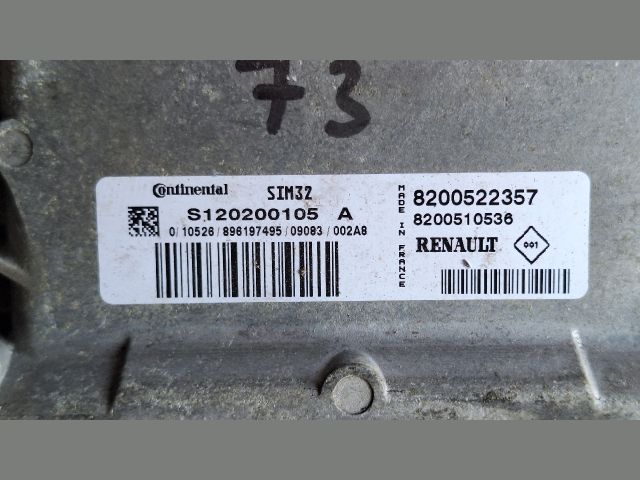 bontott RENAULT CLIO III Motorvezérlő