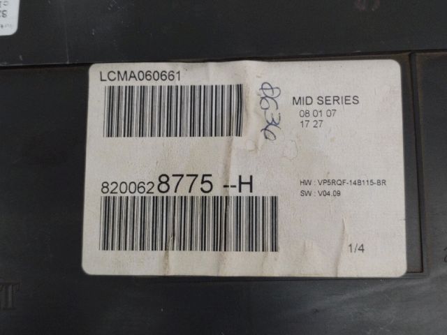 bontott RENAULT CLIO III Kilométeróra