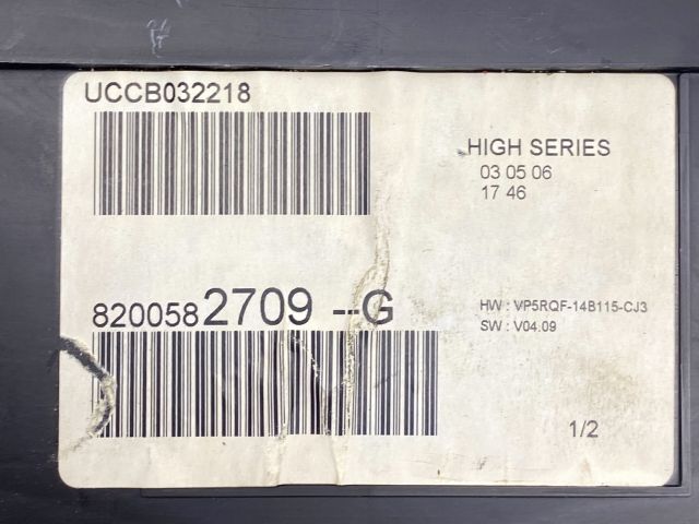 bontott RENAULT CLIO III Kilométeróra