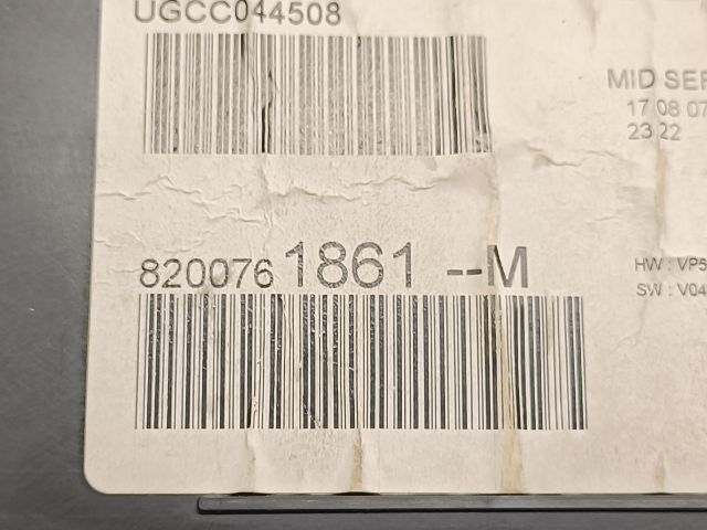 bontott RENAULT CLIO III Kilométeróra