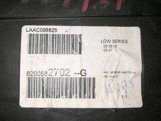 bontott RENAULT CLIO III Kilométeróra