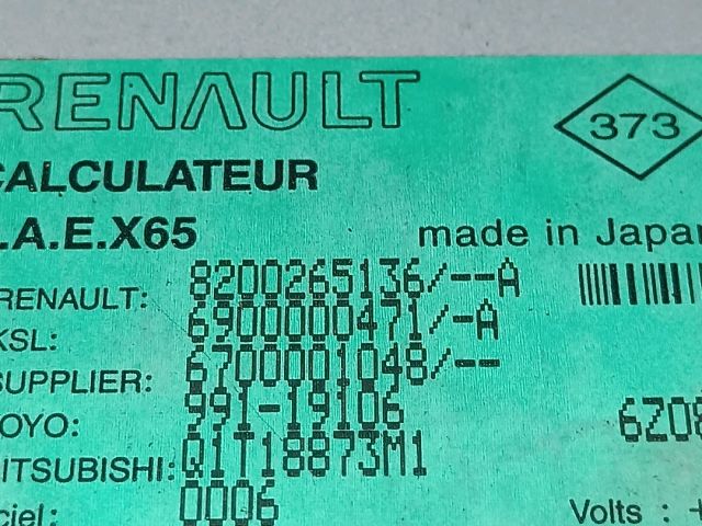 bontott RENAULT CLIO III Szervó Szivattyú Elektronika