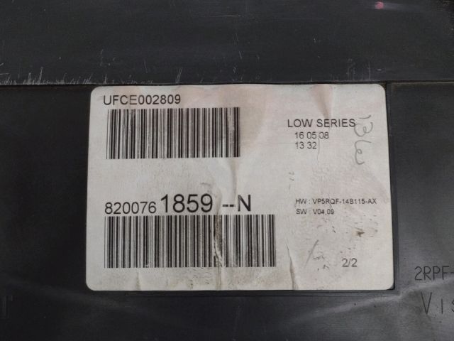 bontott RENAULT CLIO III Kilométeróra